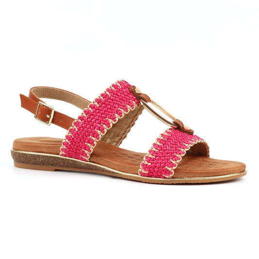 Lunar Jules Pink Sandals