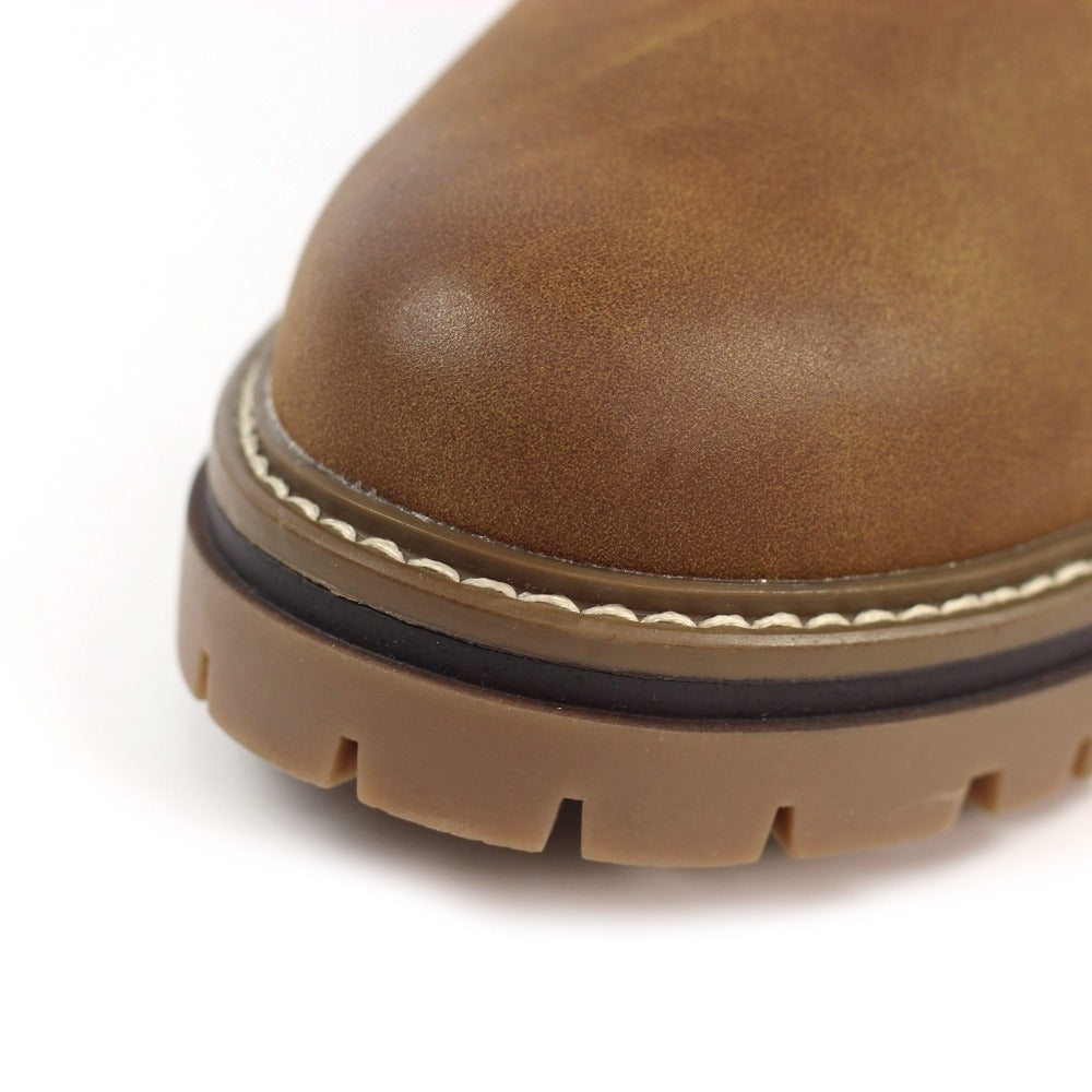 Lunar Caramel Tan Waterproof Boots