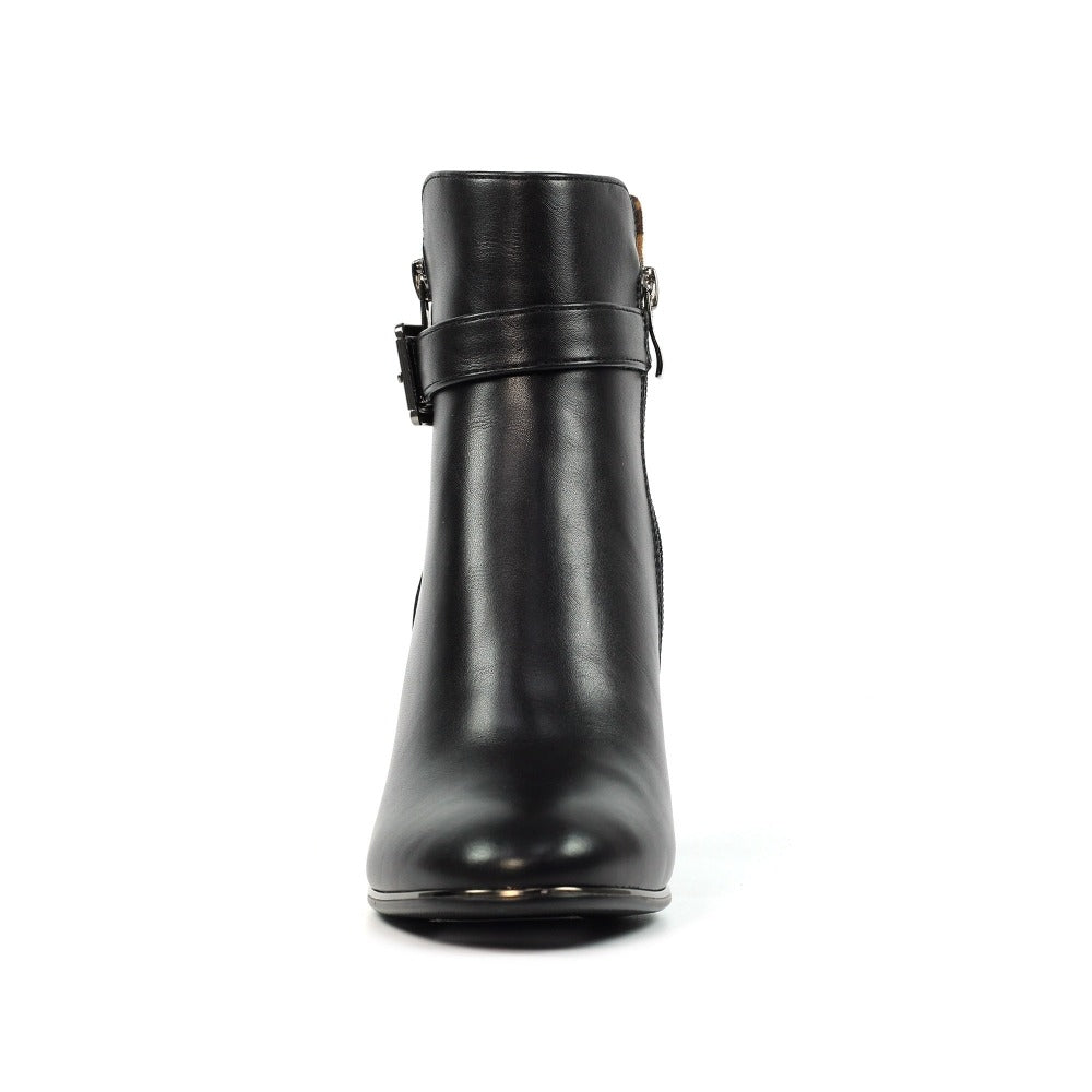 Lunar Shaw Black/Ocelot Ankle Boots