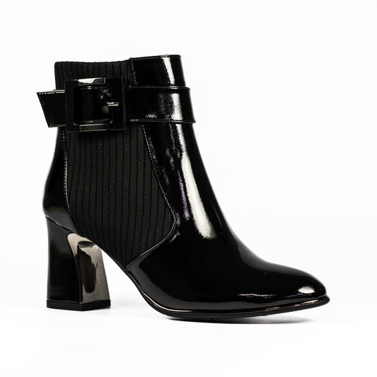 Lunar Trudy Black Ankle Boots