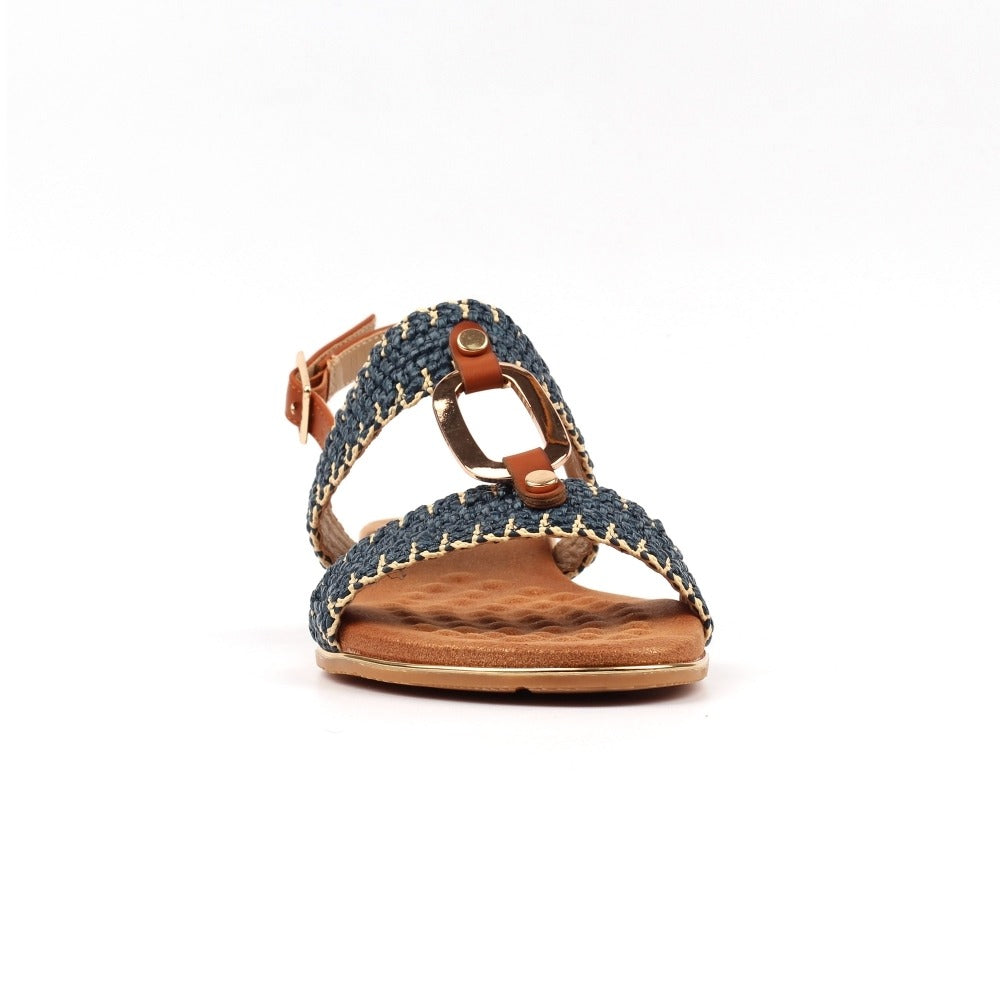 Lunar Jules Navy Sandals