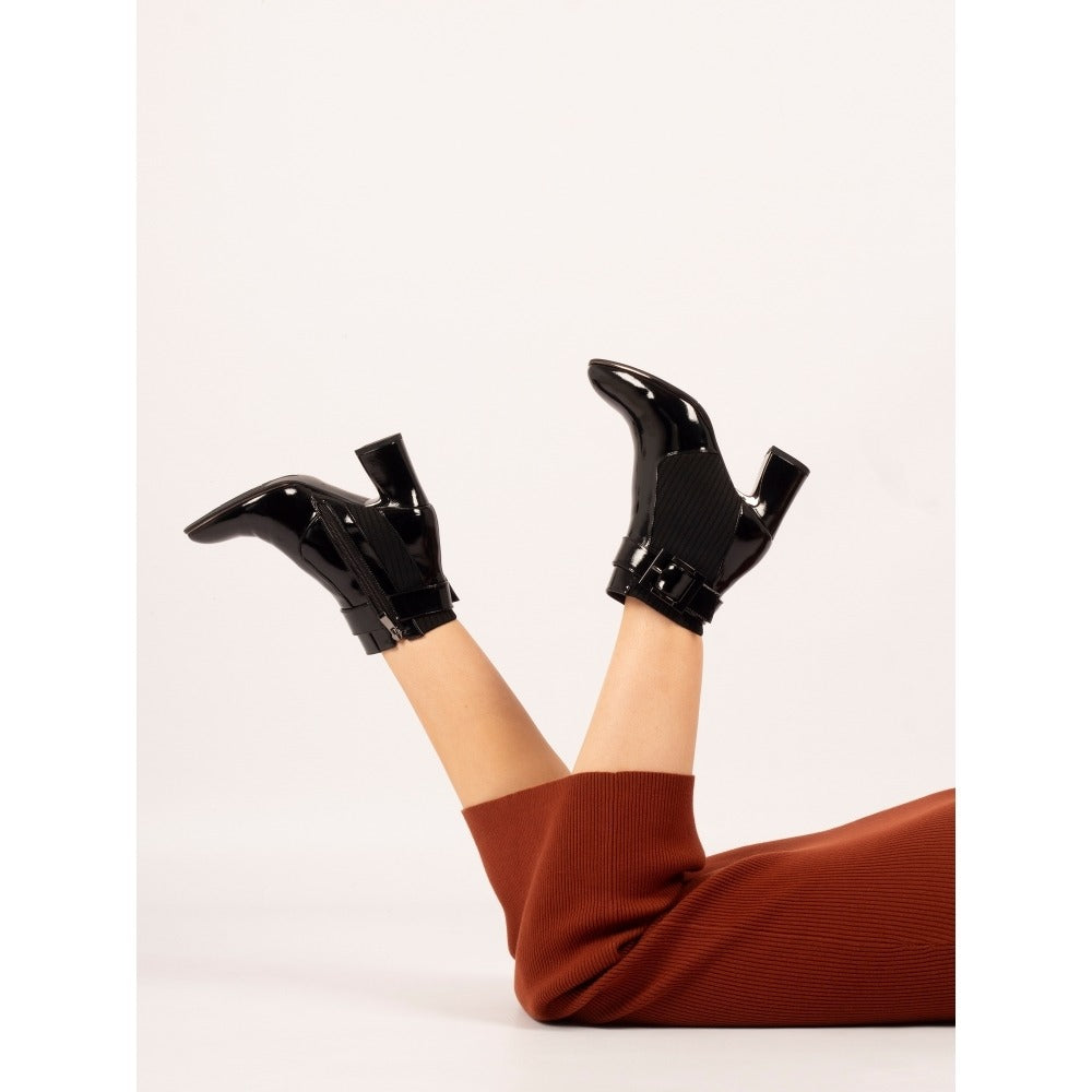 Lunar Trudy Black Ankle Boots
