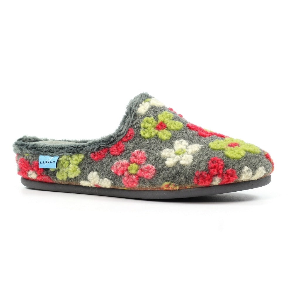 Lunar Dolly Grey Slippers
