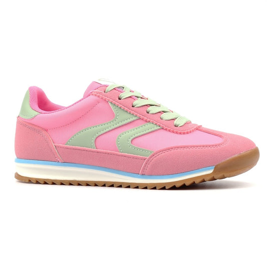 Lunar Zoe Pink Trainers