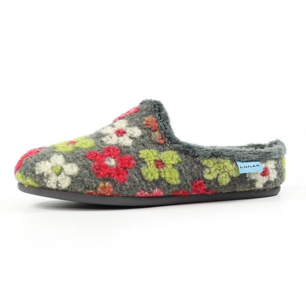 Lunar Dolly Grey Slippers