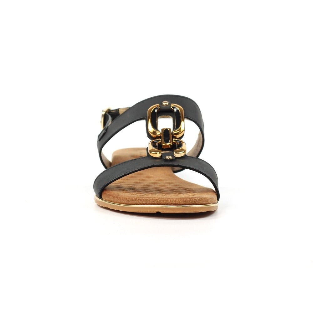 Lunar Darcy Black Sandals