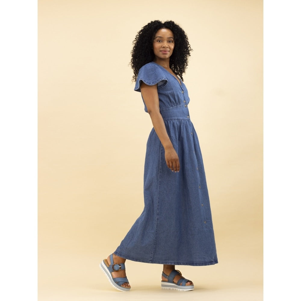 Lunar Elise Mid Blue Sandals