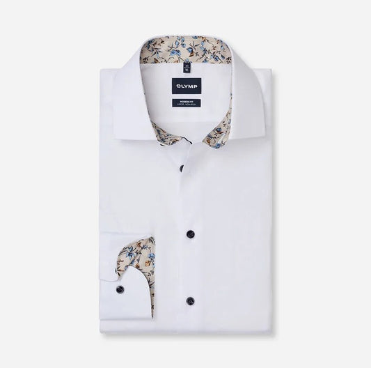 Olymp 1338 00 White Dress Shirt