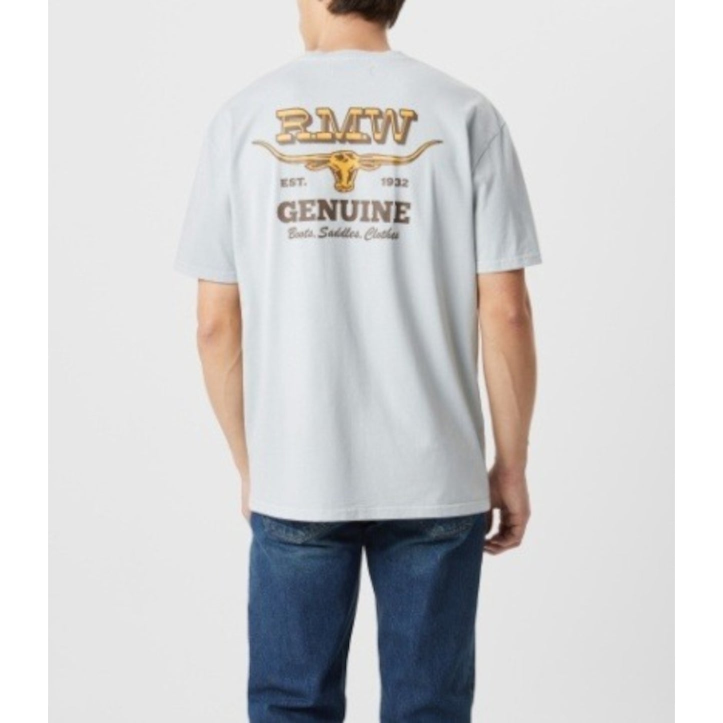 RM Williams Louth Salt T-Shirt