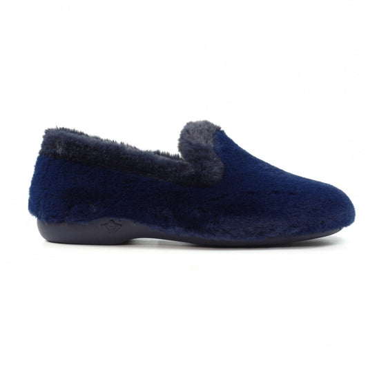 Lunar Bella Navy Slippers