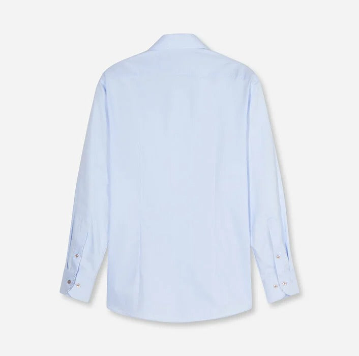 Olymp 1366 11 Blue Pattern Dress Shirt
