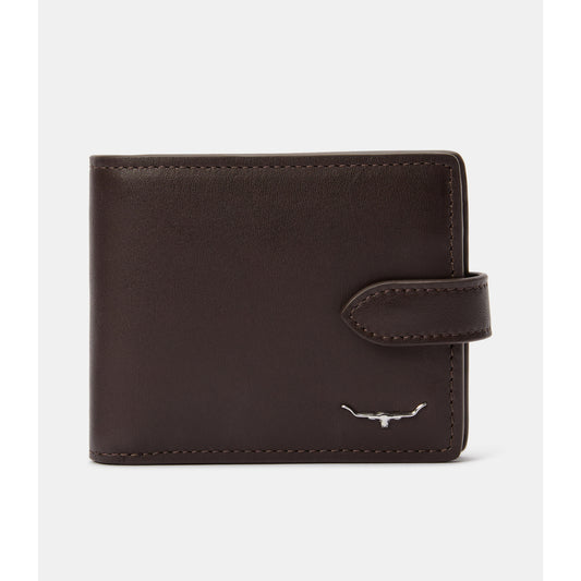 RM Williams Chestnut Wallet with Pocket and Tab Wallet