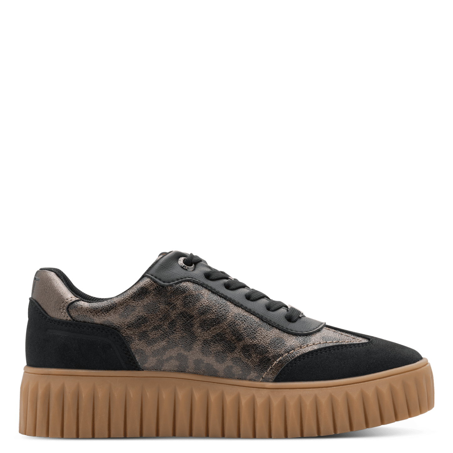 Marco Tozzi 2-23762-45 005 Black Leopard Trainers