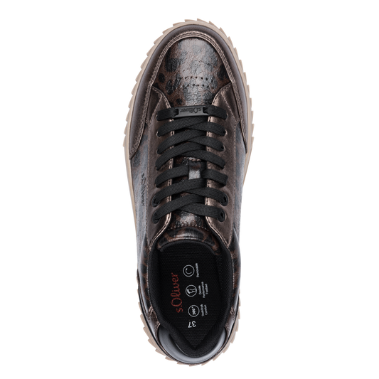 S Oliver 5-23682-45 905 Bronze Combi Trainers