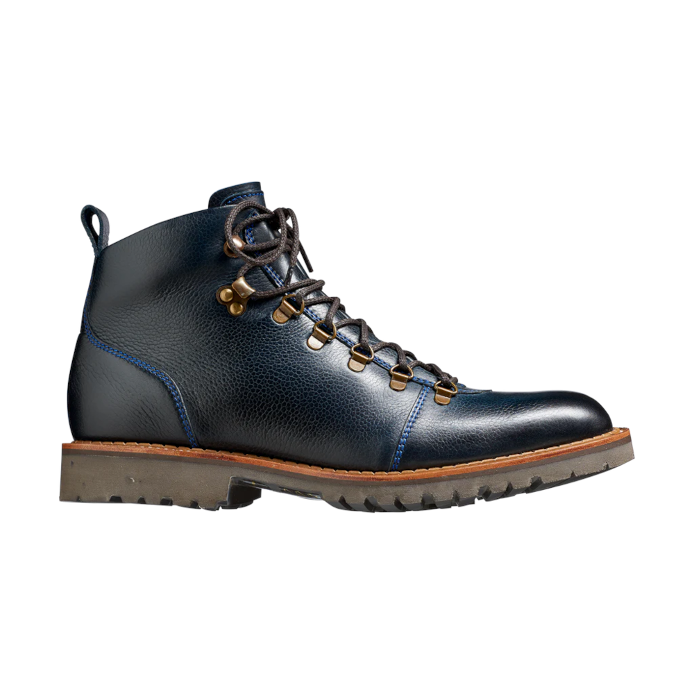 Barker Glencoe Navy Grain Boots
