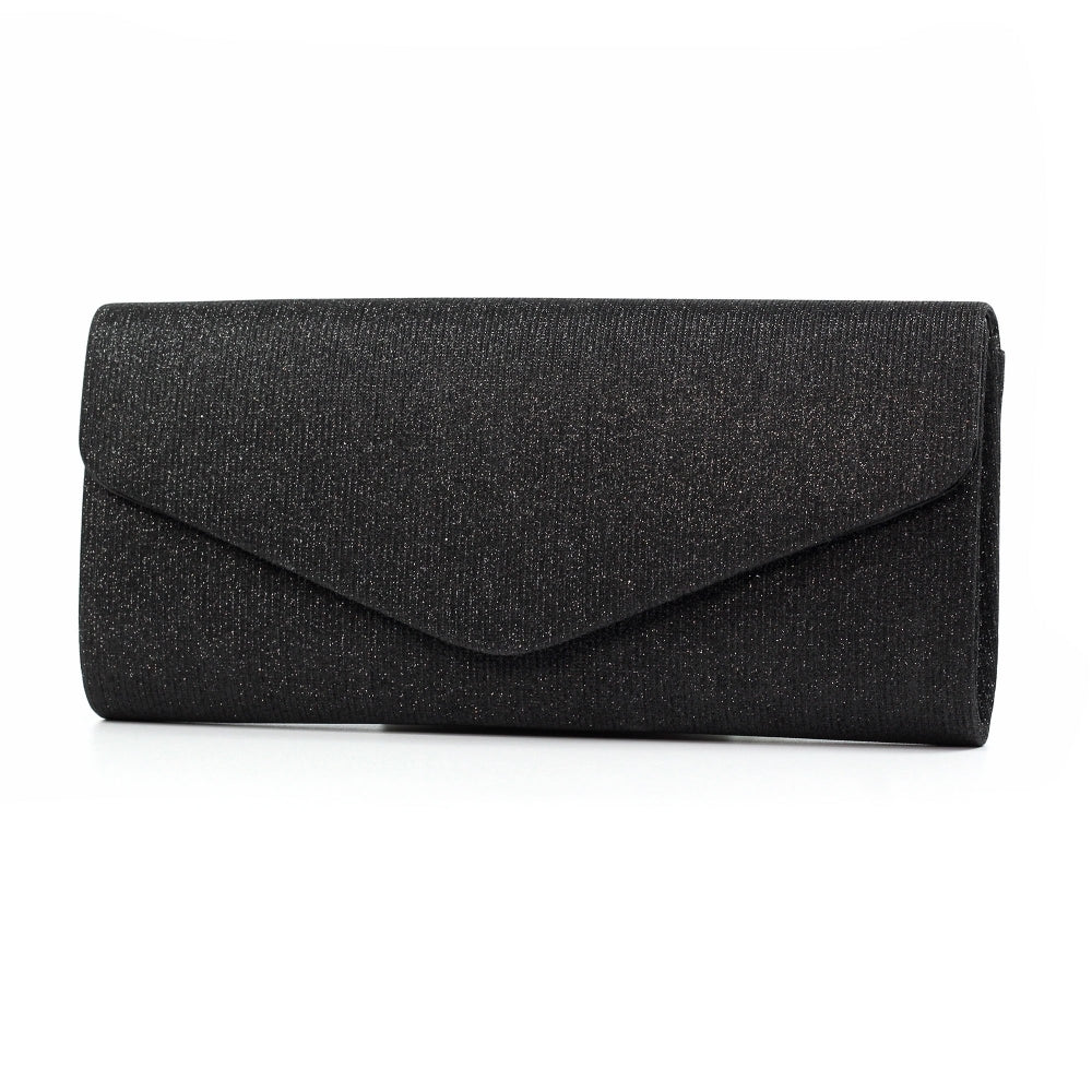 Lunar Kalina Black Clutch Bag