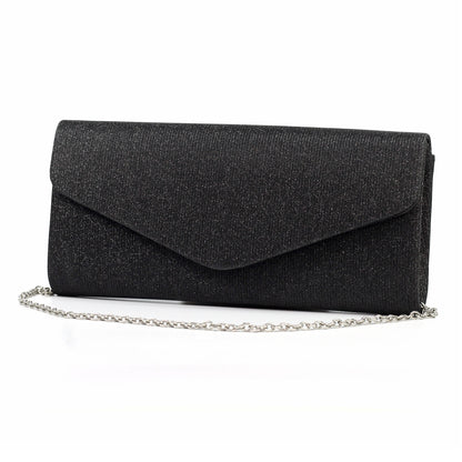 Lunar Kalina Black Clutch Bag