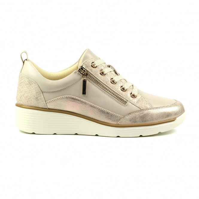 Lunar Kiley Beige Trainer