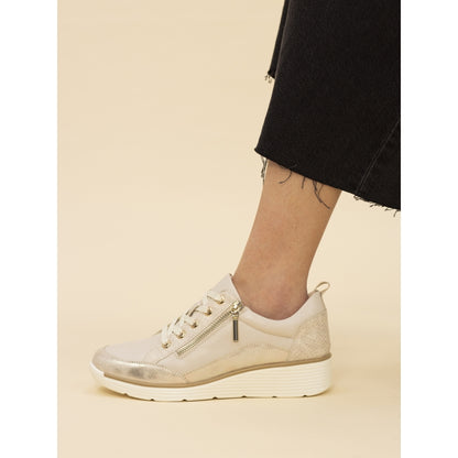 Lunar Kiley Beige Trainer