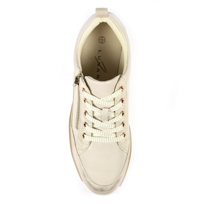 Lunar Kiley Beige Trainer