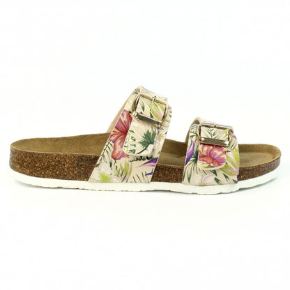 Lazy Dogz Location Beige Sandals