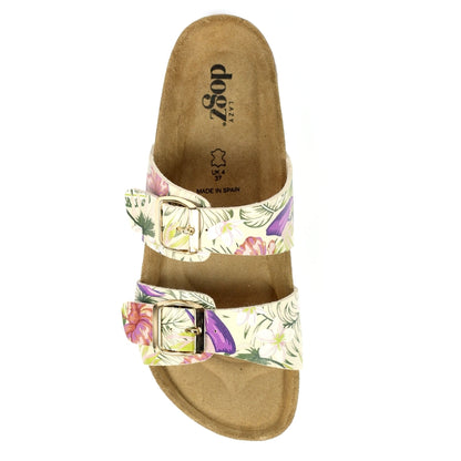 Lazy Dogz Location Beige Sandals