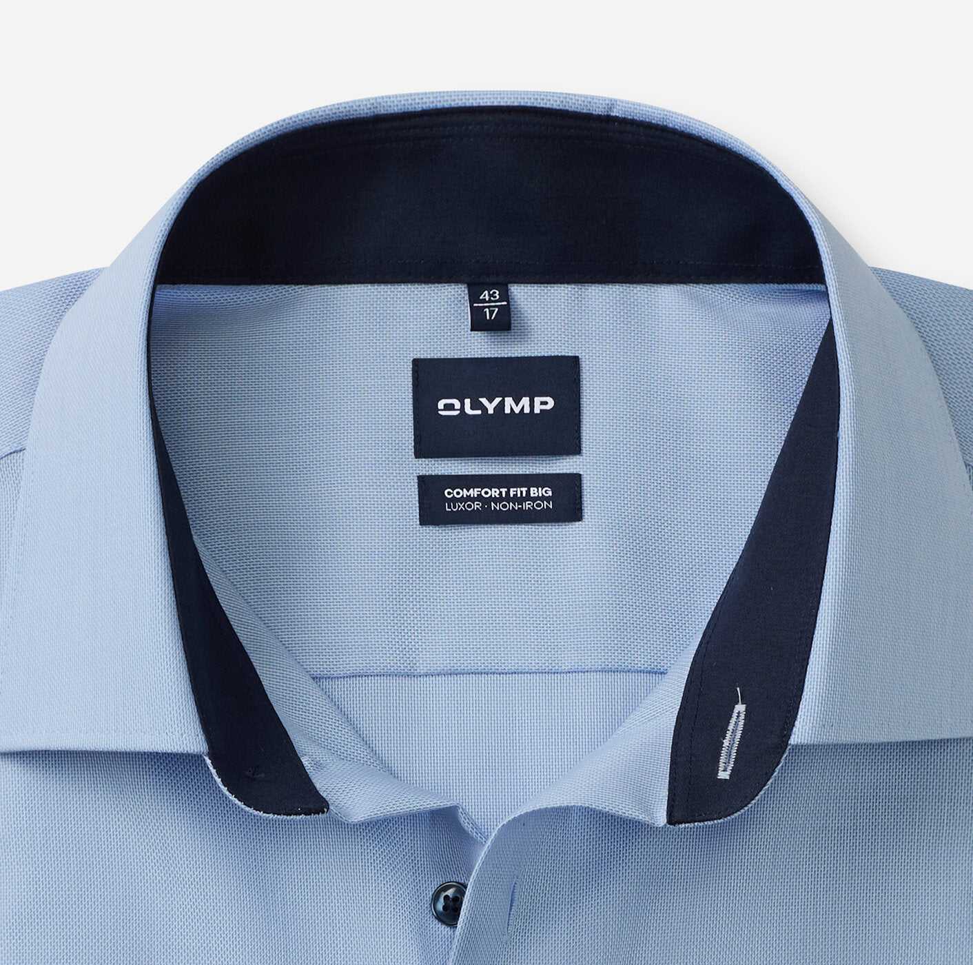 Olymp 1413 64 10 Blue Comfort Shirt