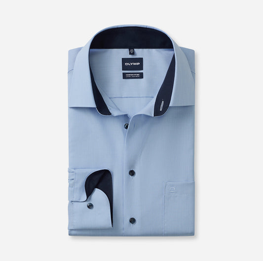 Olymp 1413 64 10 Blue Comfort Shirt