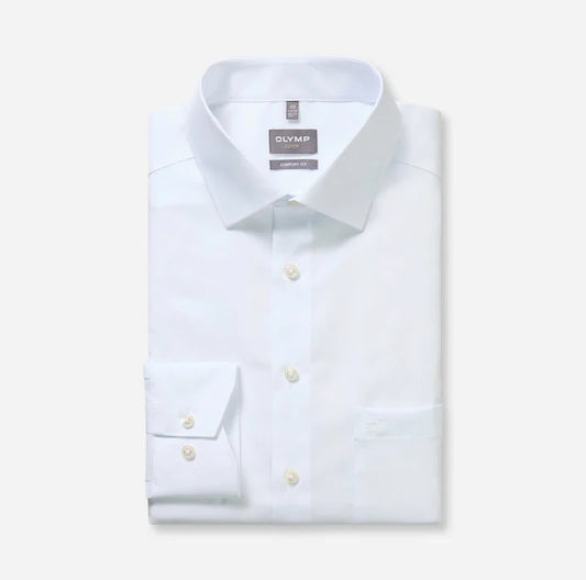 Olymp 254 64 Comfort Long Sleeve Shirt White