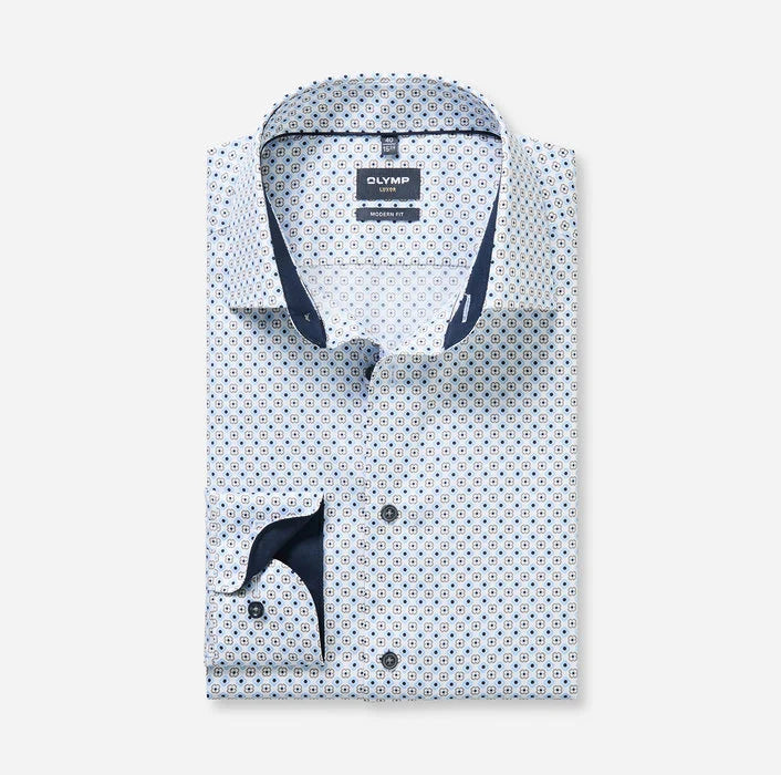 Olymp 1216 00 White Dress Shirt