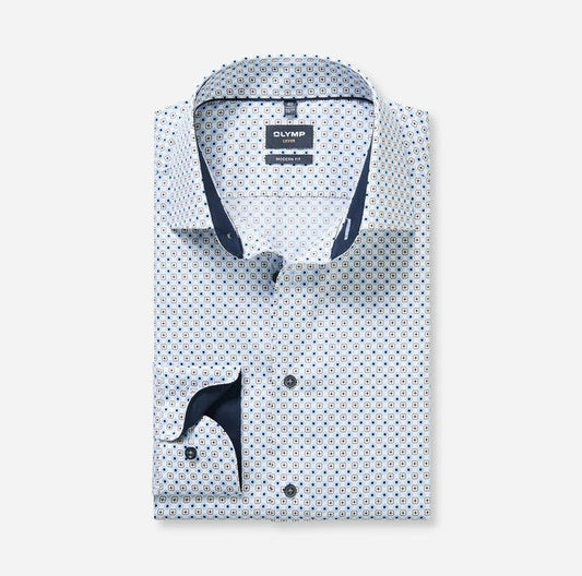 Olymp 1216 00 White Dress Shirt