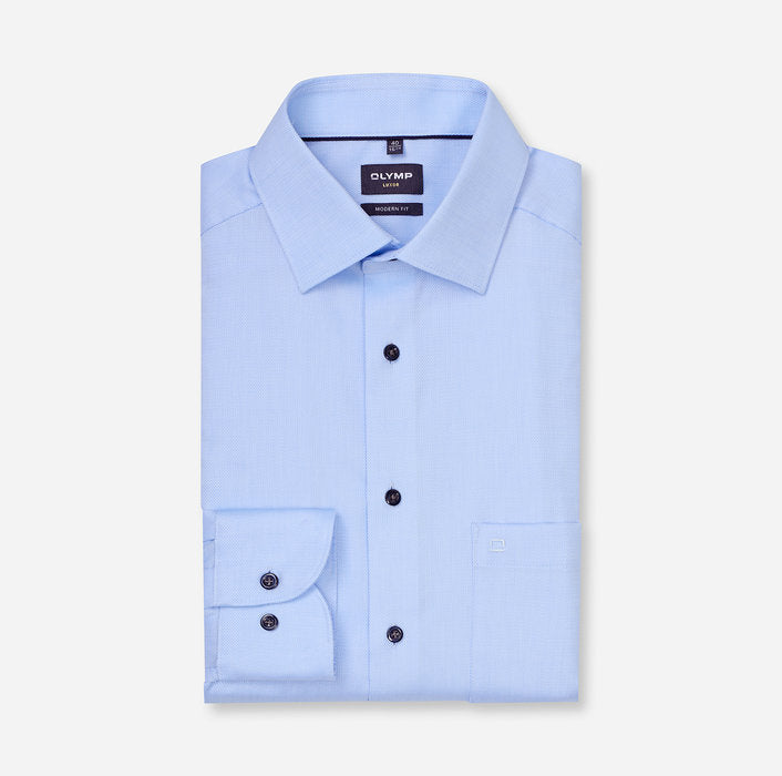 Olymp 1246 11 Blue Dress Shirt