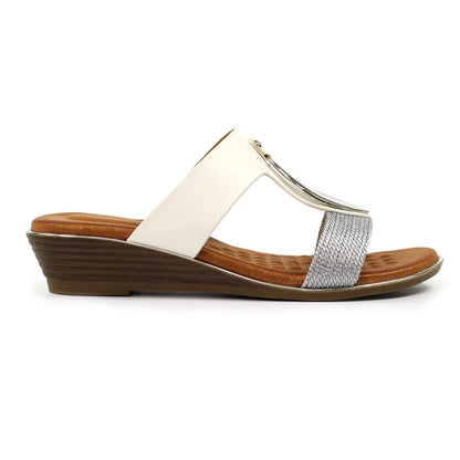 Lunar Portland White Sandals