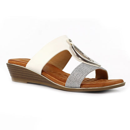 Lunar Portland White Sandals