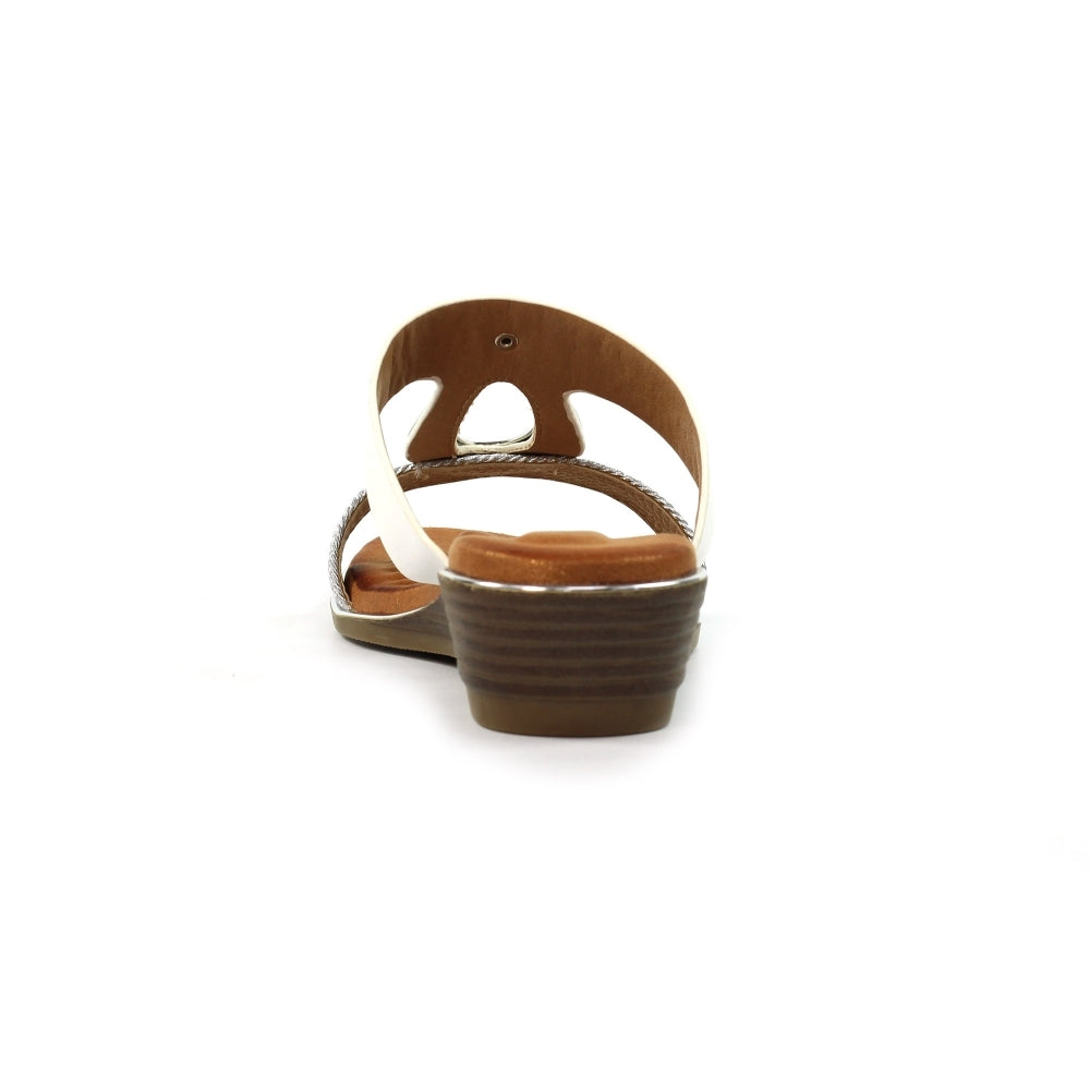 Lunar Portland White Sandals