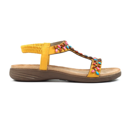 Lunar Ravello Mustard Sandals