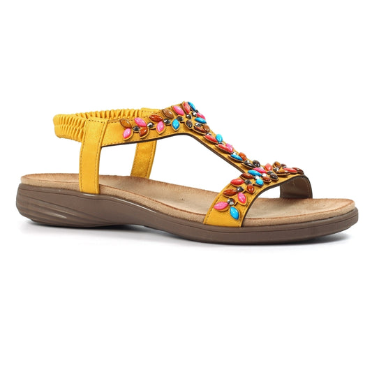 Lunar Ravello Mustard Sandals