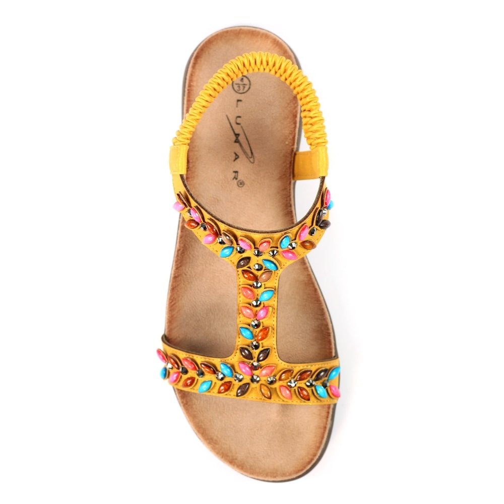 Lunar Ravello Mustard Sandals