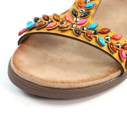 Lunar Ravello Mustard Sandals