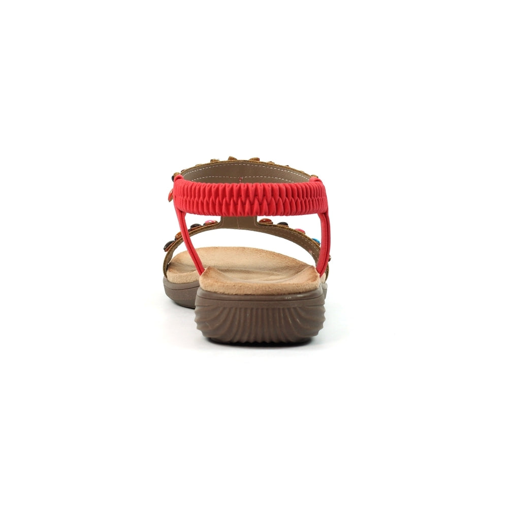 Lunar Ravello Red Sandals