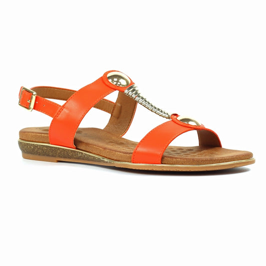 Lunar Renoir Orange Sandals