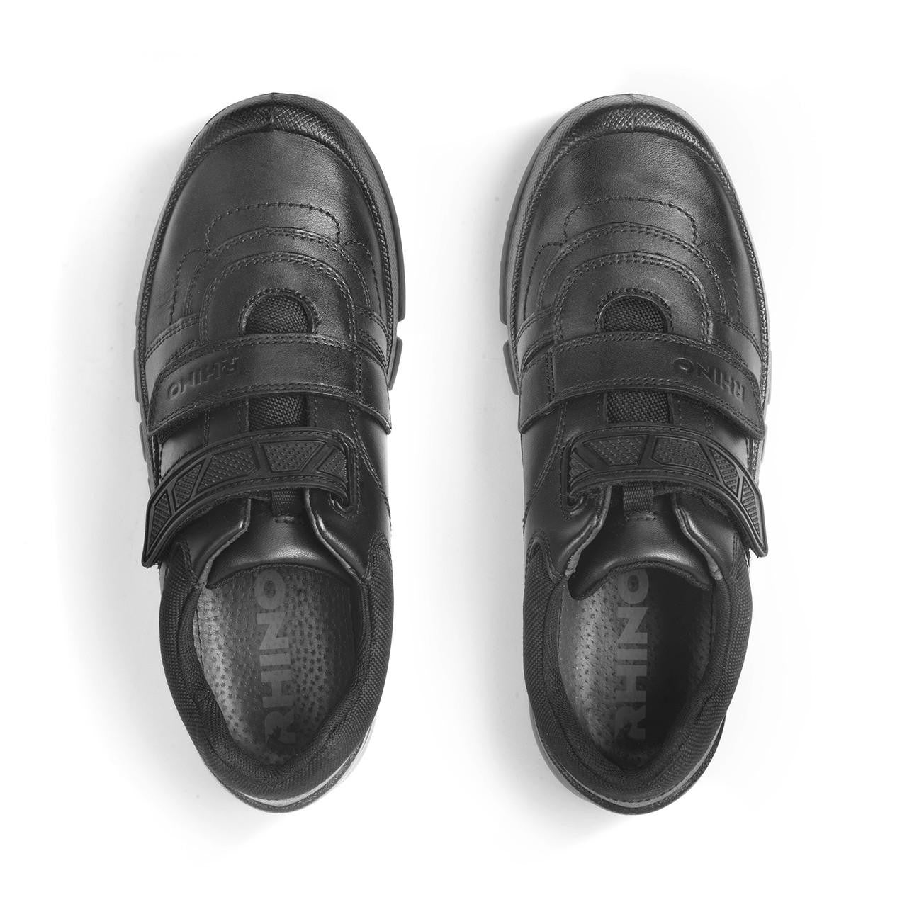 Start Rite Rhino Warrior Black Leather School Shoes