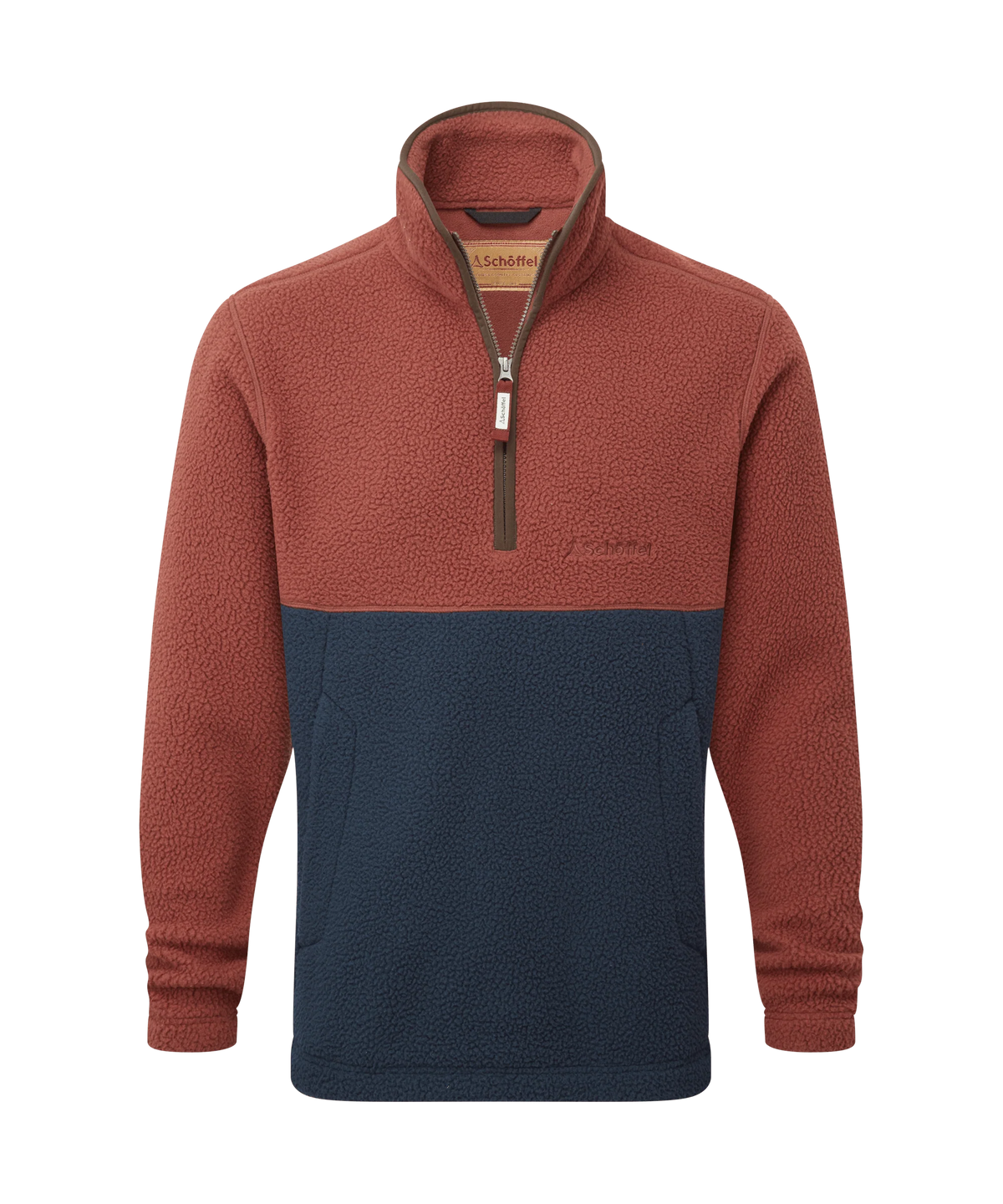 Schöffel Berkeley True Navy/Red Brick Retro Fleece