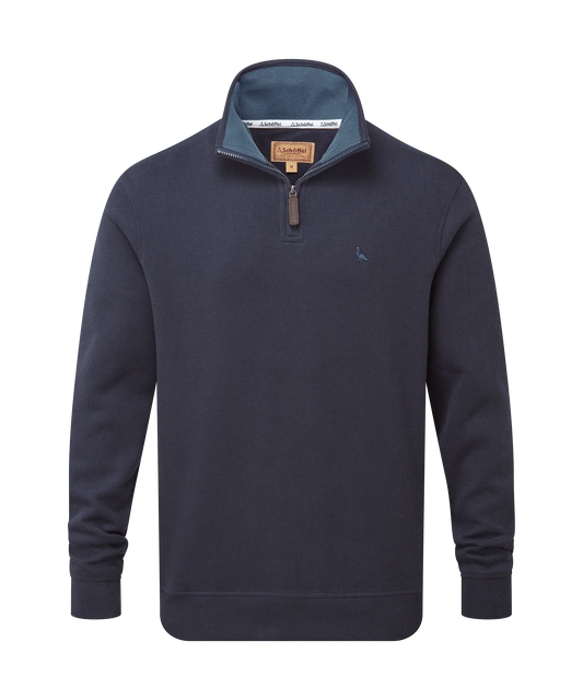 Schöffel Kingsand True Navy 1/4 Zip Jumper