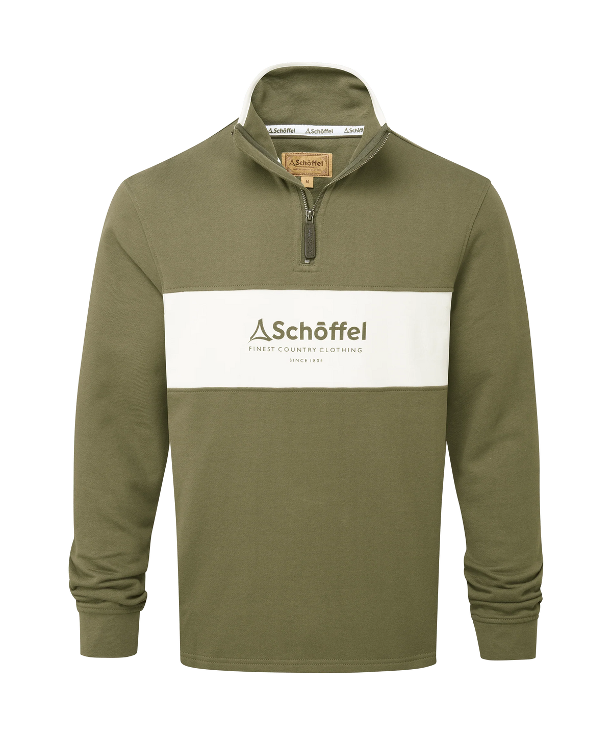 Schöffel Trencrom Dark Khaki Green 1/4 Zip