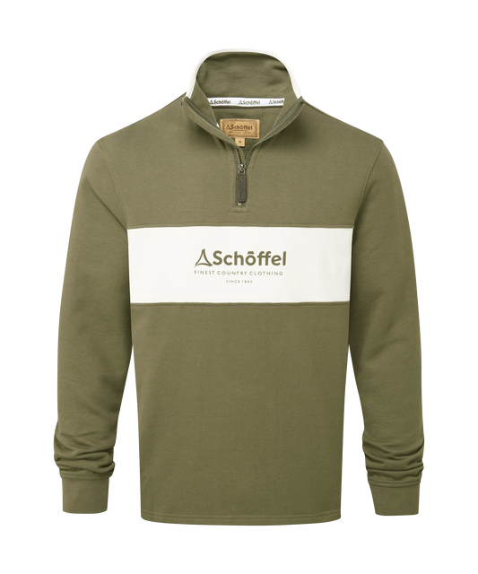 Schöffel Trencrom Dark Khaki Green 1/4 Zip