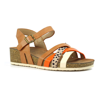 Lunar Selina Camel Sandals