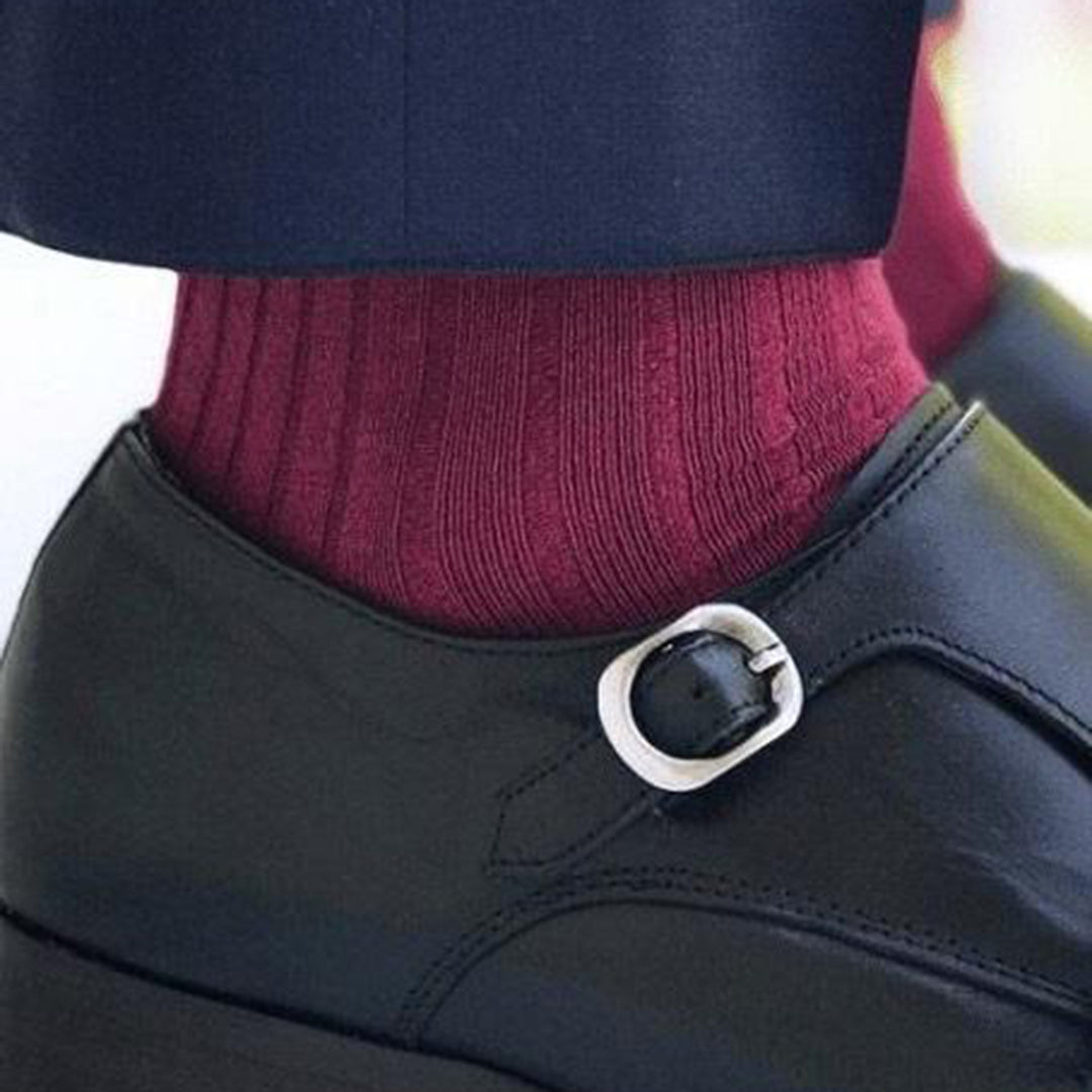 Swole Panda Deep Burgundy Socks