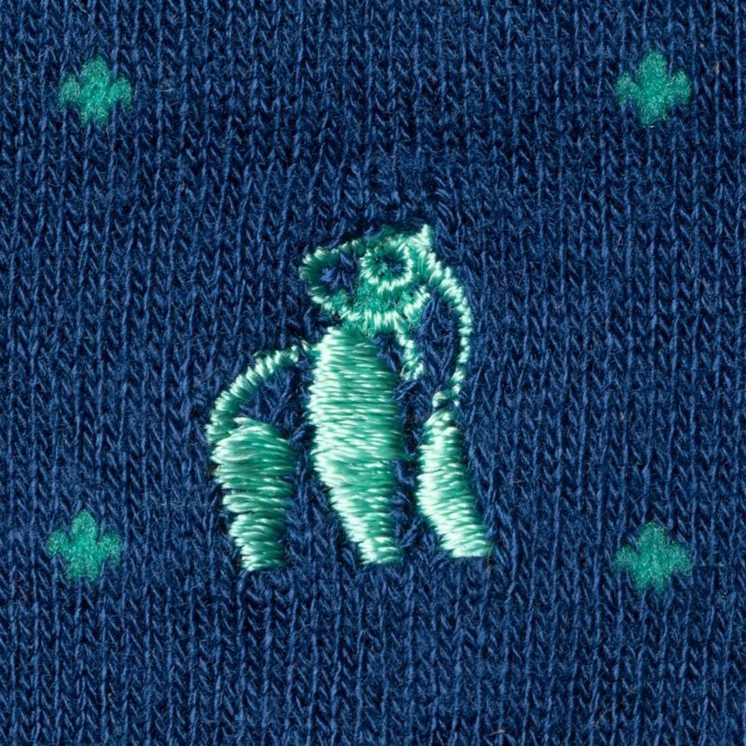 Swole Panda Spotted Green Socks