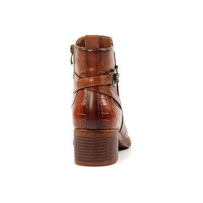 Lunar Solana Tan Ankle Boot